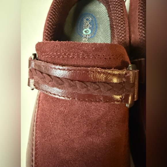 Orthofeet Women's Orthopedic Leather Chelsea Loafer size 8.5 D wide - Picture 4 of 10